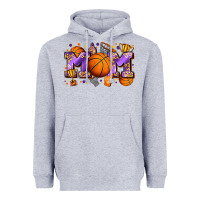 Heather Grey mom basketball Heavyweight Hoodie - Zillion Design Studio