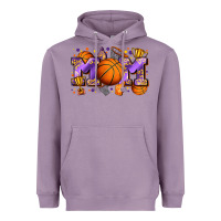 Lavender mom basketball Heavyweight Hoodie - Zillion Design Studio
