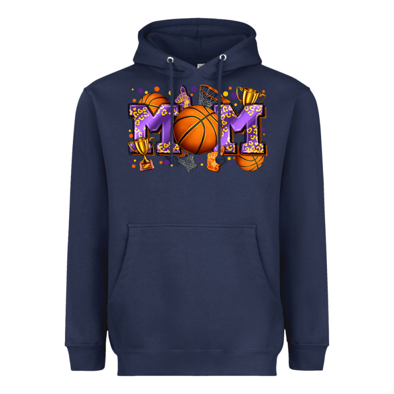 Mom Basketball Heavyweight Hoodie by Zillion Design Studio | Teevron