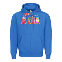True Royal love coffee cups Zipper Hoodie - MaliasSmallBusiness