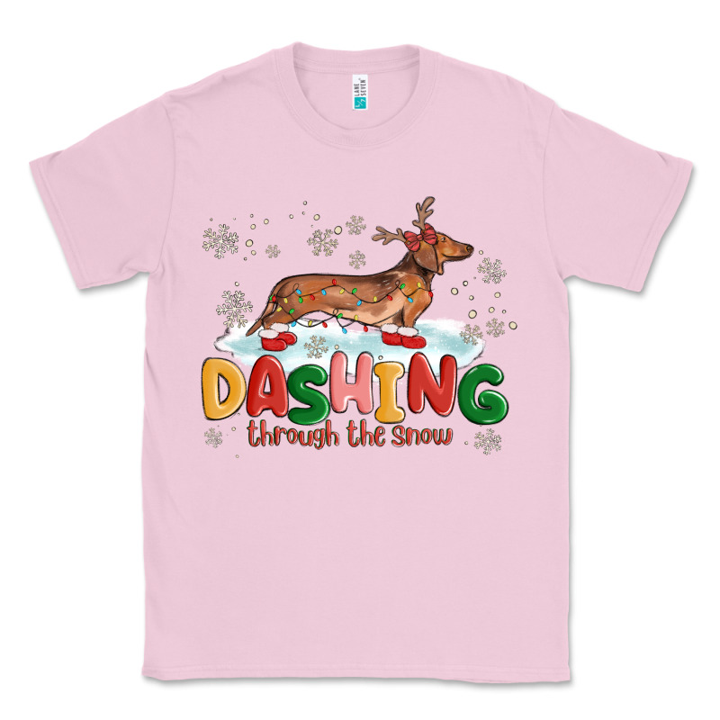 Dachshund Through The Snow Classic Tee by MaliasSmallBusiness | Teevron
