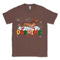 Chestnut dachshund through the snow Classic Tee - MaliasSmallBusiness