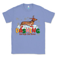 Colony Blue dachshund through the snow Classic Tee - MaliasSmallBusiness