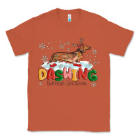 Copper dachshund through the snow Classic Tee - MaliasSmallBusiness
