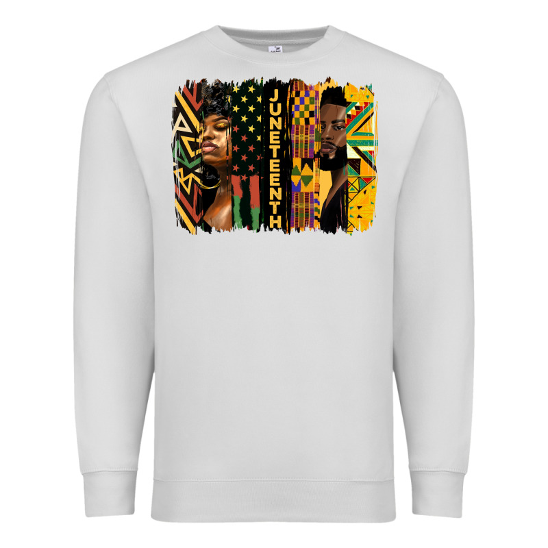 Juneteenth Brush Stroke Premium Sweatshirt by HRA Design Shop | Teevron