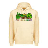 Pina Colada peace love st patty's day Premium Hoodie - Artiststas