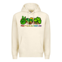 Tofu peace love st patty's day Premium Hoodie - Artiststas