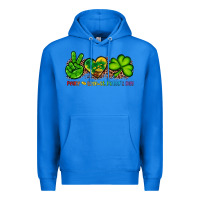 True Royal peace love st patty's day Premium Hoodie - Artiststas
