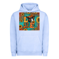 Pigment Grape Ice love autumn cow Urban Hoodie - Jasminsmagicworld