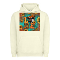 Pigment Pistachio love autumn cow Urban Hoodie - Jasminsmagicworld