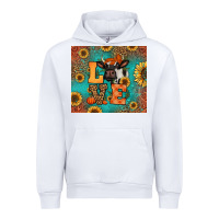 White love autumn cow Urban Hoodie - Jasminsmagicworld