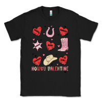 Black howdy valentine copy Classic Tee - MaliasSmallBusiness