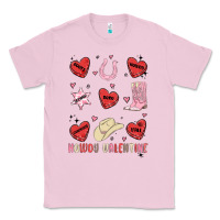 Bubblegum Pink howdy valentine copy Classic Tee - MaliasSmallBusiness