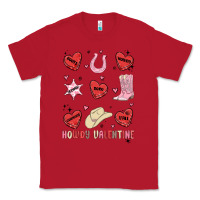 Red howdy valentine copy Classic Tee - MaliasSmallBusiness