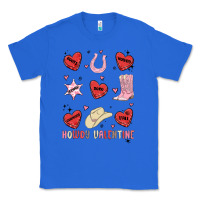 True Royal howdy valentine copy Classic Tee - MaliasSmallBusiness