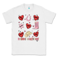 White howdy valentine copy Classic Tee - MaliasSmallBusiness
