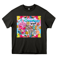 Asphalt summer vibes with sweet tea Heavy Core Tee - CowhideDigitalArt