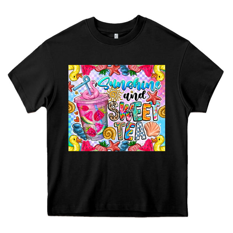 Summer Vibes With Sweet Tea Heavy Core Tee by CowhideDigitalArt | Teevron