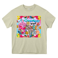 Mossy summer vibes with sweet tea Heavy Core Tee - CowhideDigitalArt