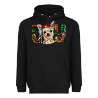 Black christmas chihuahua joy Heavyweight Hoodie - RanaPortraitStore