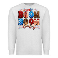 Oatmeal Heather Boom boom baby Premium Sweatshirt - Neo Western