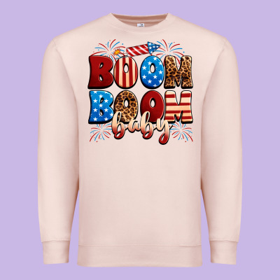 Boom Boom Baby Premium Sweatshirt Designed By Neo Western
