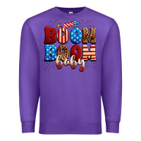 Purple Boom boom baby Premium Sweatshirt - Neo Western
