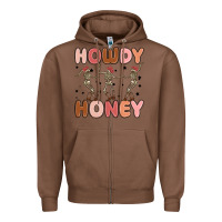 Chestnut howdy honey Zipper Hoodie - MaliasSmallBusiness