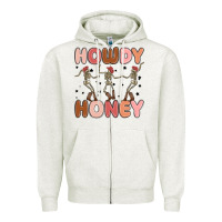 Howdy Honey Zipper Hoodie | Teevron