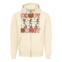 Sandshell howdy honey Zipper Hoodie - MaliasSmallBusiness