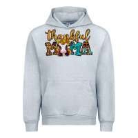 Heather Grey thankful mama baby calf Urban Hoodie - Jasminsmagicworld