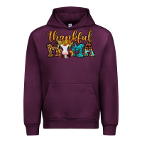 Mauve Wine thankful mama baby calf Urban Hoodie - Jasminsmagicworld
