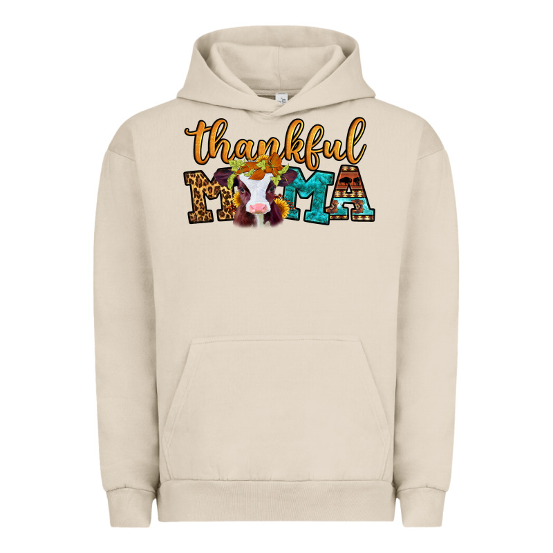 Thankful Mama Baby Calf Urban Hoodie by Jasminsmagicworld | Teevron