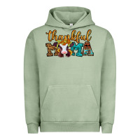 Pigment Oil Green thankful mama baby calf Urban Hoodie - Jasminsmagicworld