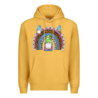 Mustard easter gnome rainbow Premium Hoodie - Artiststas