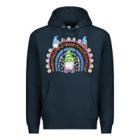 Navy easter gnome rainbow Premium Hoodie - Artiststas