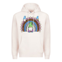 Pale Pink easter gnome rainbow Premium Hoodie - Artiststas