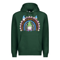 Sports Green easter gnome rainbow Premium Hoodie - Artiststas