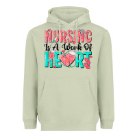 Matcha nursing is a work of heart Heavyweight Hoodie - texasbilliewilder
