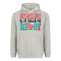 Moon Dust nursing is a work of heart Heavyweight Hoodie - texasbilliewilder