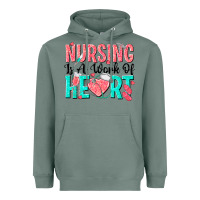 Sage nursing is a work of heart Heavyweight Hoodie - texasbilliewilder