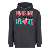 Smoke nursing is a work of heart Heavyweight Hoodie - texasbilliewilder