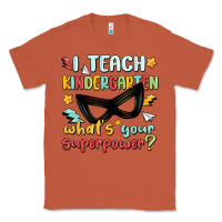 Copper i teach kindergarten whats your superpower Classic Tee - MaliasSmallBusiness
