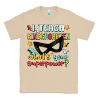 Mushroom i teach kindergarten whats your superpower Classic Tee - MaliasSmallBusiness