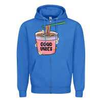 True Royal instant good vibes noodles Zipper Hoodie - MaliasSmallBusiness