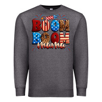 Charcoal Heather Boom boom mama Premium Sweatshirt - Neo Western