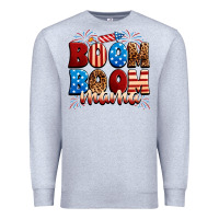 Heather Grey Boom boom mama Premium Sweatshirt - Neo Western