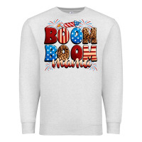 Oatmeal Heather Boom boom mama Premium Sweatshirt - Neo Western