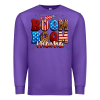 Purple Boom boom mama Premium Sweatshirt - Neo Western