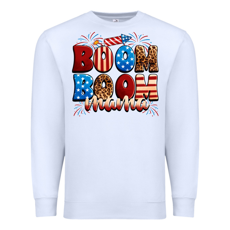 Boom Boom Mama Premium Sweatshirt by Neo Western | Teevron